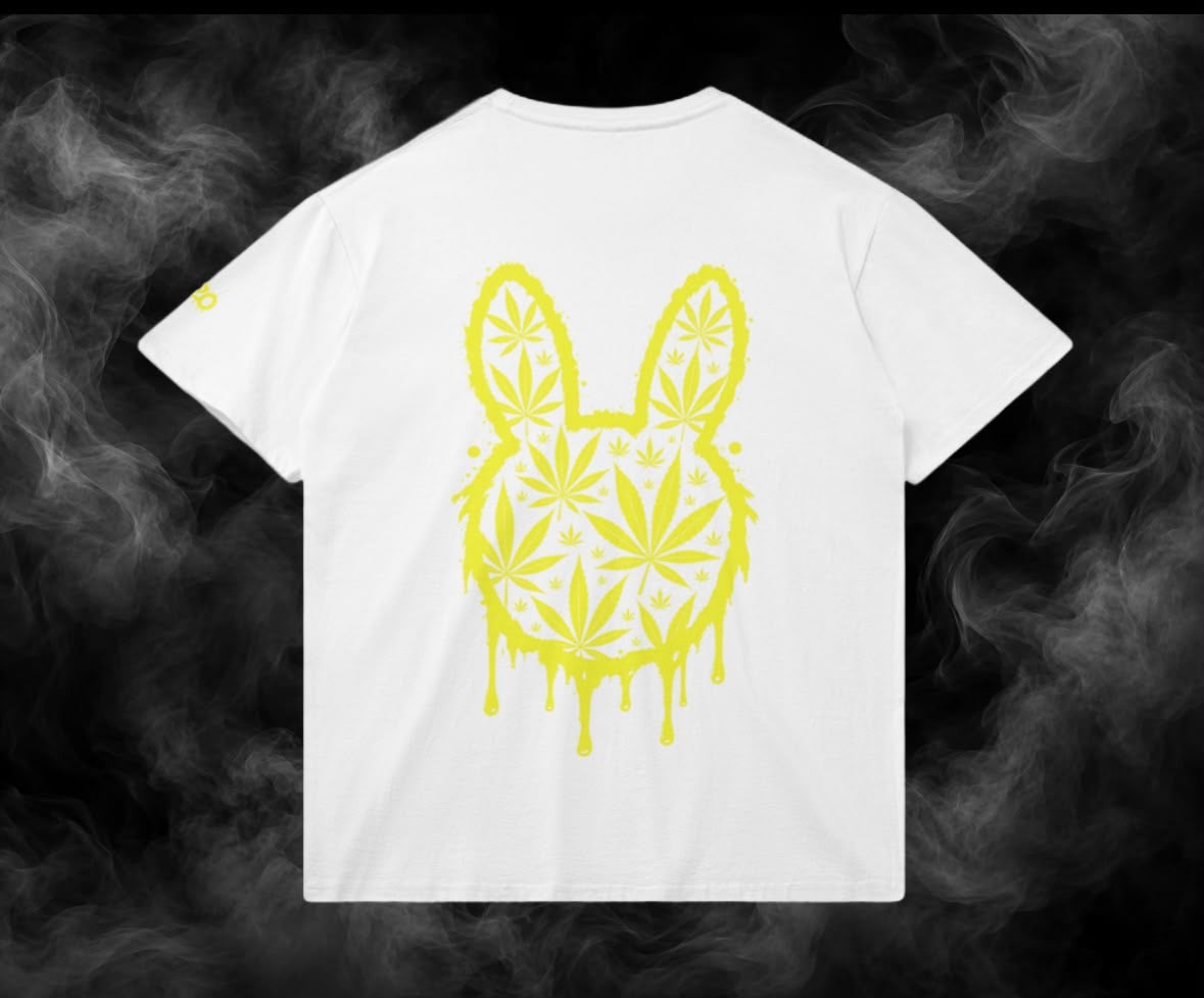 SKUNKBUNNIZ GANJA HEAD WHITE T-SHIRT