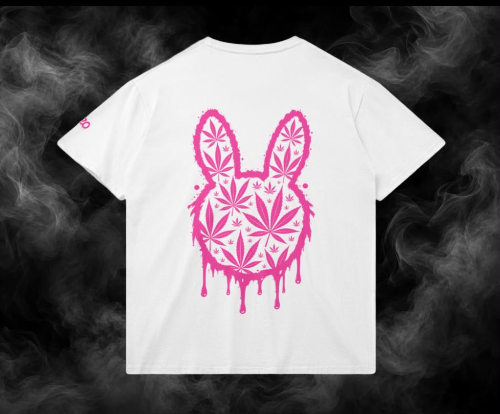 SKUNKBUNNIZ GANJA HEAD WHITE T-SHIRT