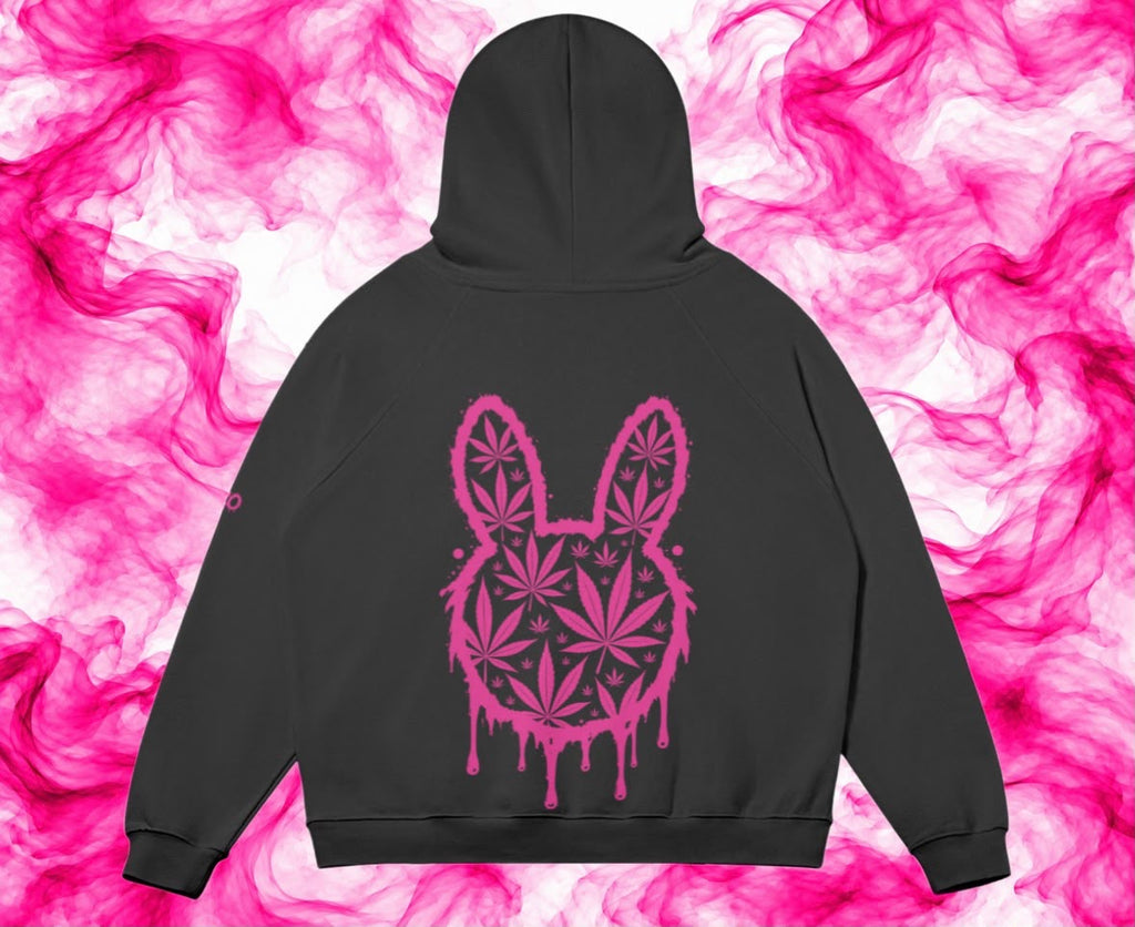 Ganja Head Skunkbunniz Black Hoodie