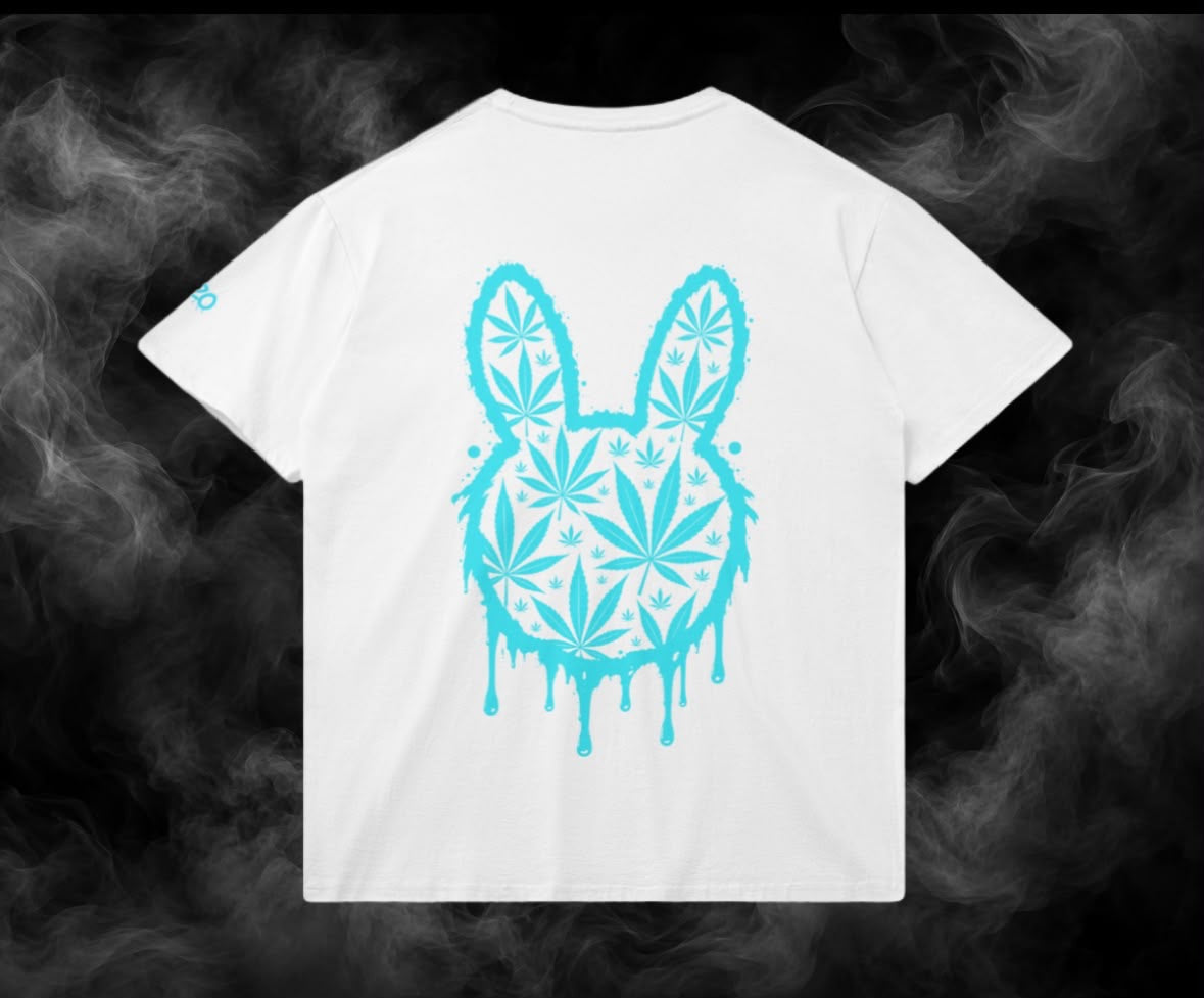 SKUNKBUNNIZ GANJA HEAD WHITE T-SHIRT
