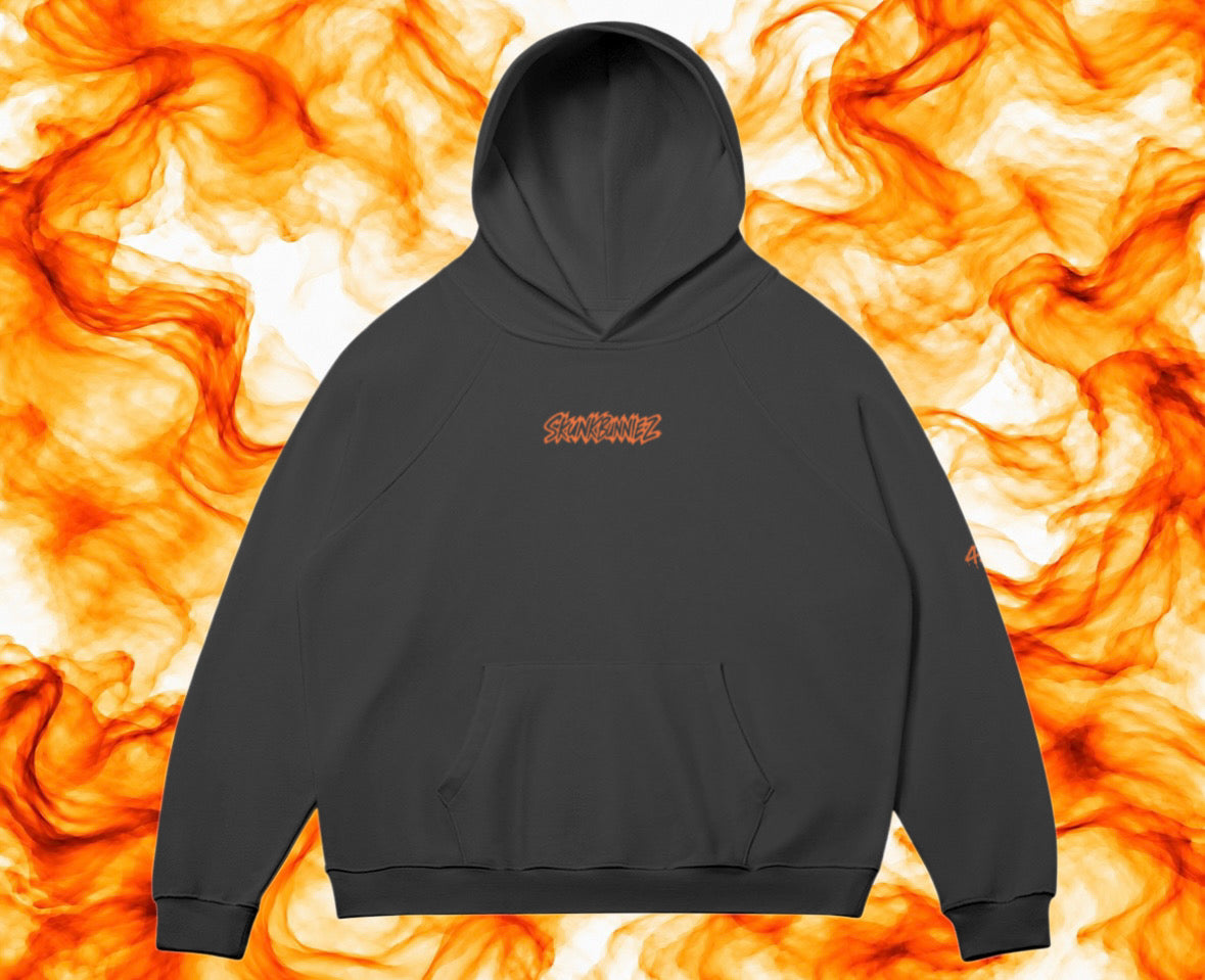 GANJA HEAD SKUNKBUNNIEZ BLACK HOODIE
