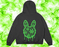 Ganja Head Skunkbunniz Black Hoodie